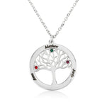 Family Tree Necklace La Vie Bien Family Tree Necklace