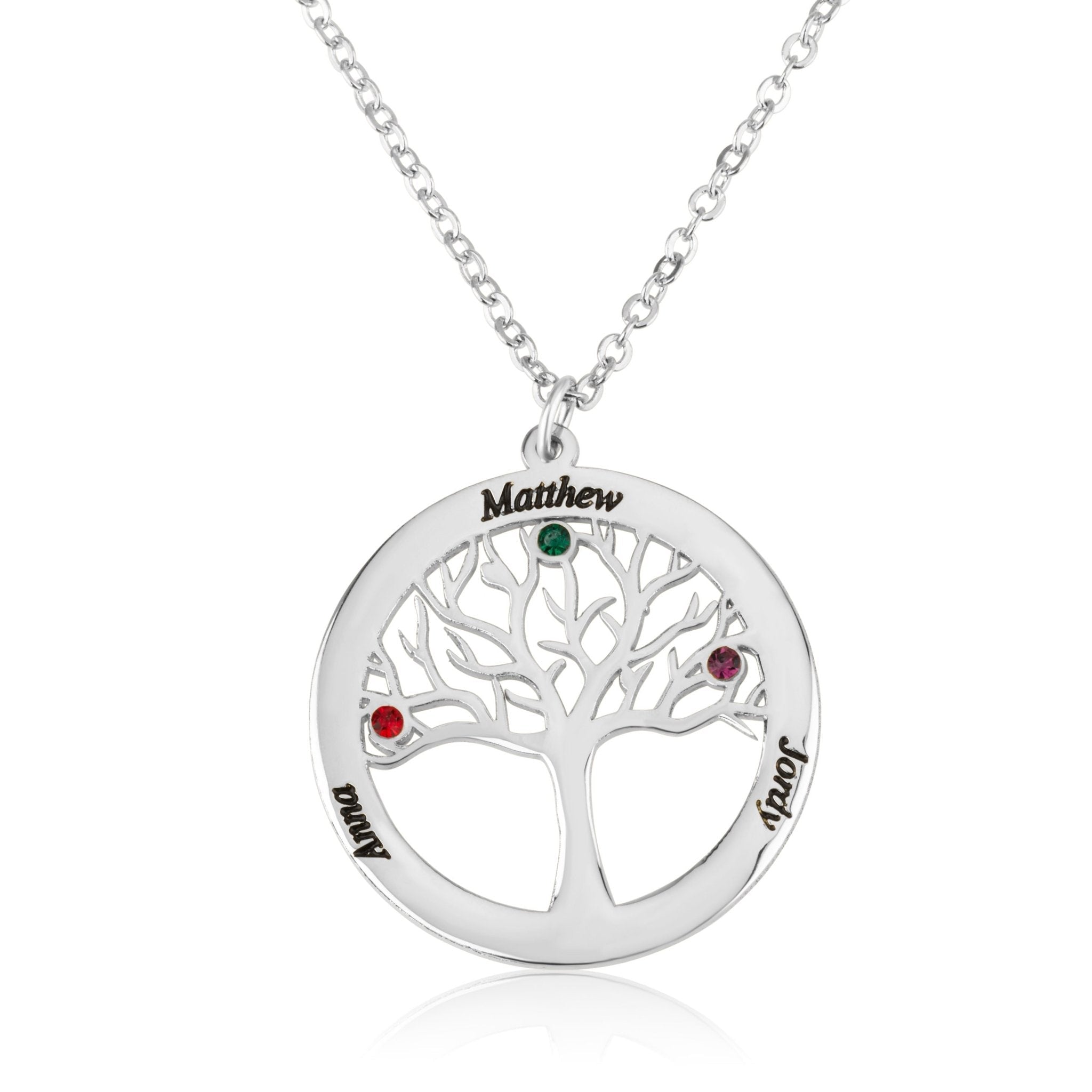Family Tree Necklace La Vie Bien Family Tree Necklace