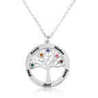 Family Tree Necklace La Vie Bien Family Tree Necklace