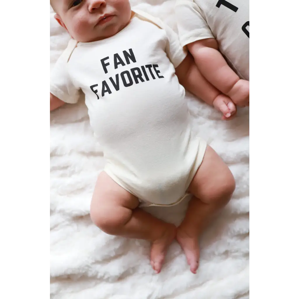 Fan Favorite Organic Cotton Baby Onesie