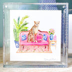 Fancy Cheetah Print ART La Vie Bien Fancy Cheetah Print