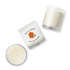 Fange nie an aufzuhören German Glass jar soy wax candle by La Vie Bien