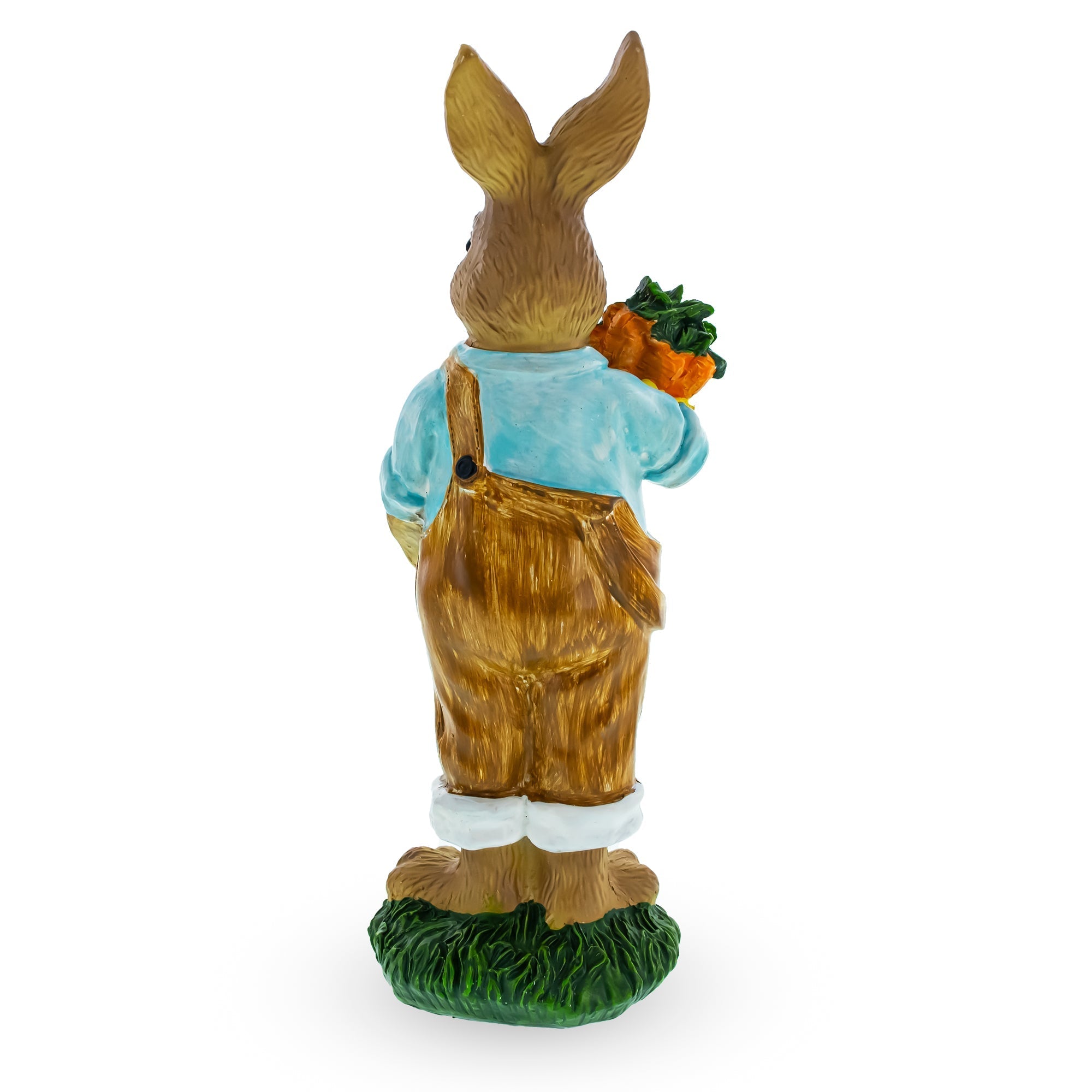 Farmer Bunny with Carrots Shovel Figurine - Spring Home Decor 8.9 Inches Easter > Figurines > Bunnies La Vie Bien Farmer Bunny with Carrots Shovel Figurine - Spring Home Decor 8.9 Inches
