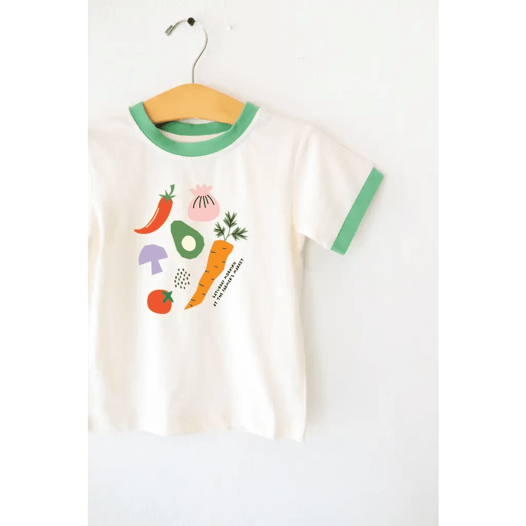 Farmer's Market Kids Graphic T-Shirt by Polished Prints