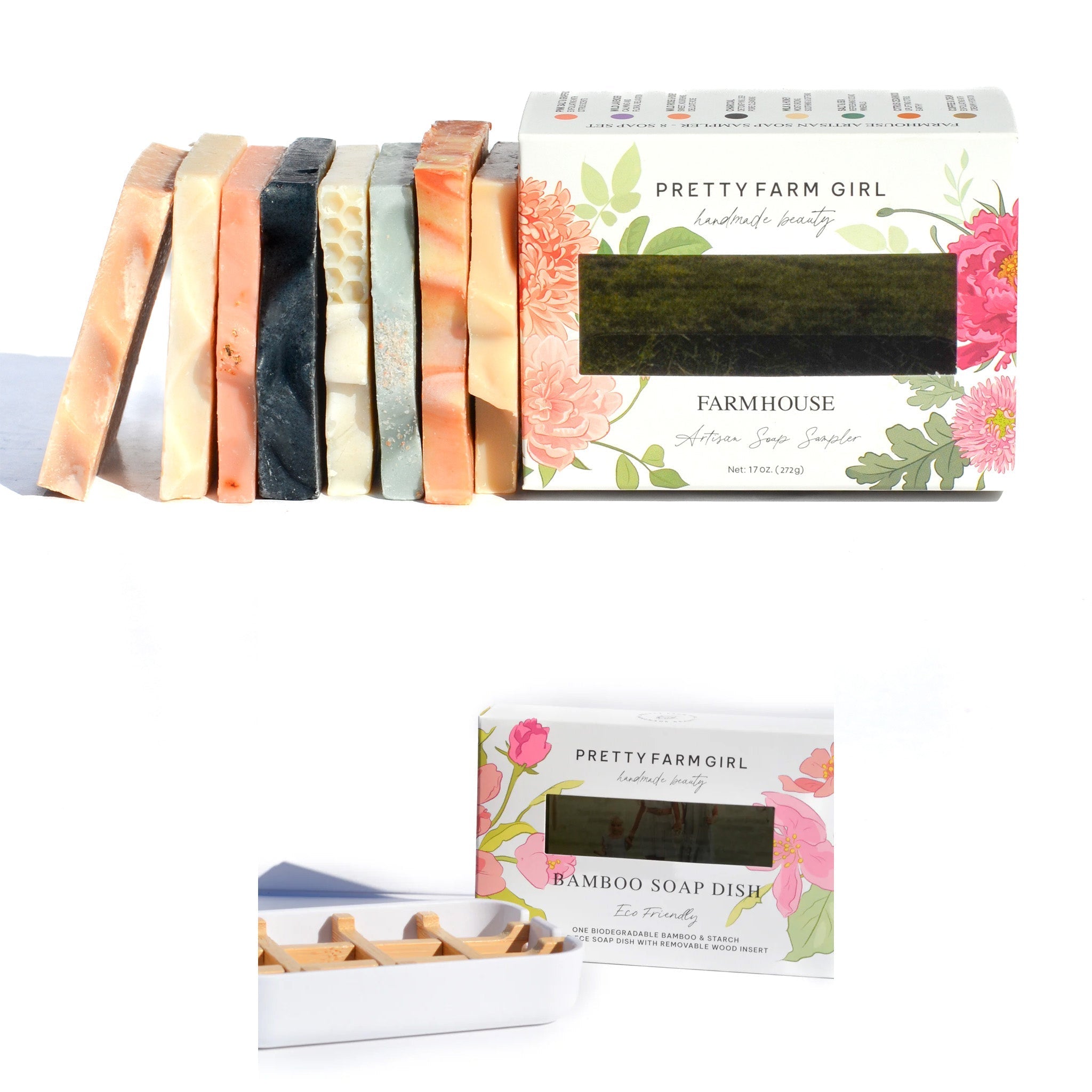 Farmhouse Artisan Goat Milk & Tallow Soap Sampler soap La Vie Bien Farmhouse Artisan Goat Milk & Tallow Soap Sampler