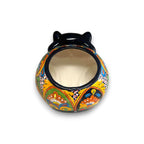 Fat Cat Talavera Planter | Handmade Mexican Pottery Talavera Planter La Vie Bien Fat Cat Talavera Planter | Handmade Mexican Pottery