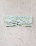 Faux Knot Headband - Cotton Sky Headbands La Vie Bien Faux Knot Headband - Cotton Sky