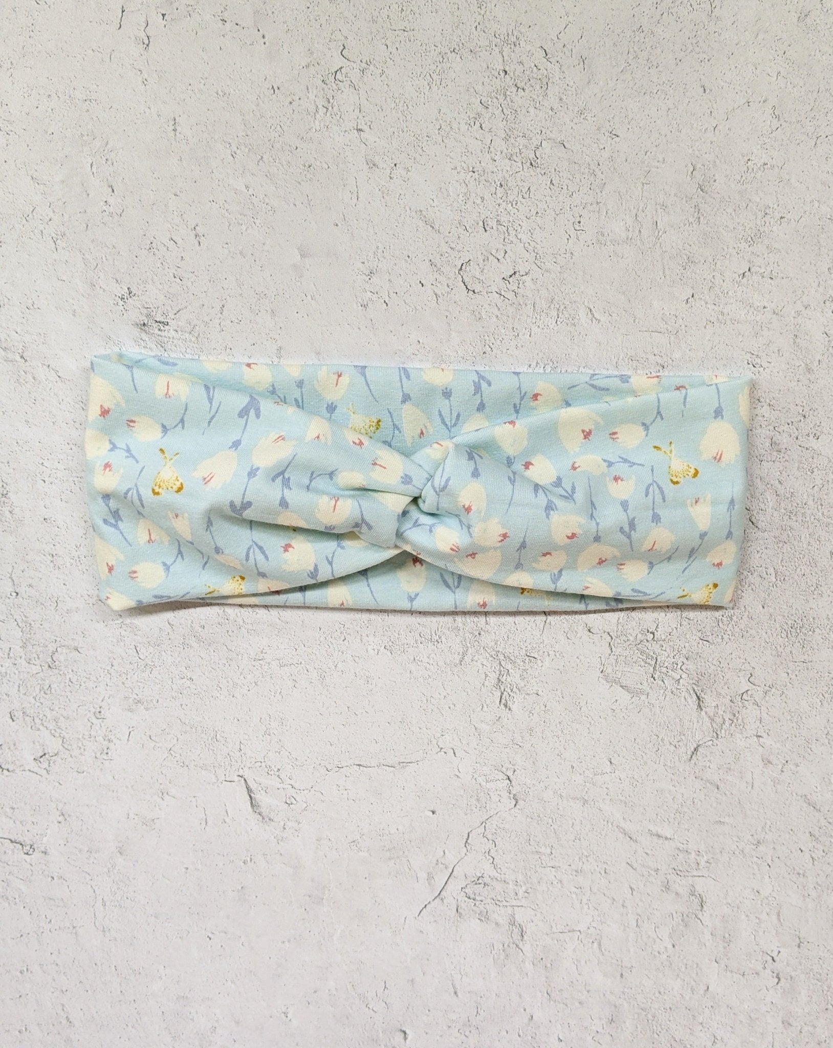 Faux Knot Headband - Cotton Sky Headbands La Vie Bien Faux Knot Headband - Cotton Sky