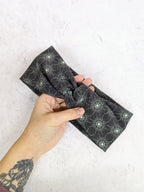 Faux Knot Headband - Star Burst Navy Headbands La Vie Bien Faux Knot Headband - Star Burst Navy