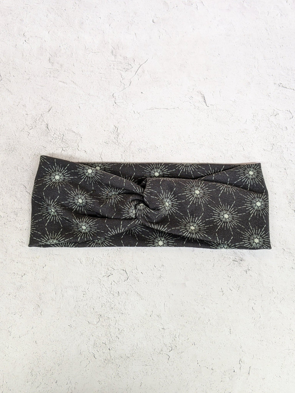 Faux Knot Headband - Star Burst Navy Headbands La Vie Bien Faux Knot Headband - Star Burst Navy