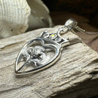 Fayette Scottish Luckenbooth Necklace in Sterling Silver Pendant La Vie Bien Fayette Scottish Luckenbooth Necklace in Sterling Silver
