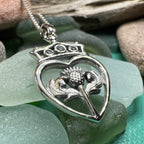 Fayette Scottish Luckenbooth Necklace in Sterling Silver Pendant La Vie Bien Fayette Scottish Luckenbooth Necklace in Sterling Silver