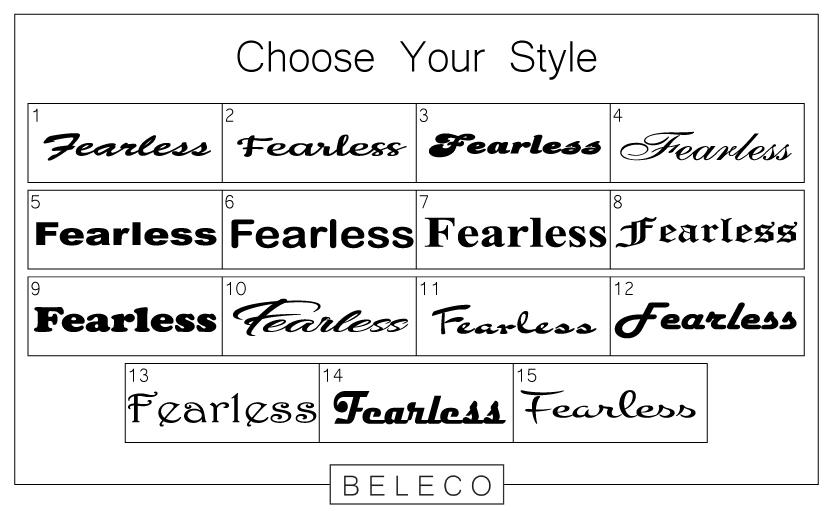 Fearless Engraved Cuff Bracelet La Vie Bien Fearless Engraved Cuff Bracelet