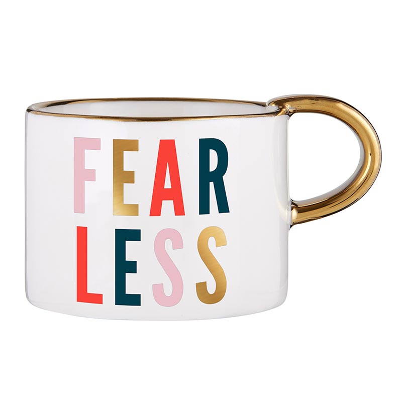 Fearless Mug, Tray and Spoon Set Drinkware La Vie Bien Fearless Mug, Tray and Spoon Set
