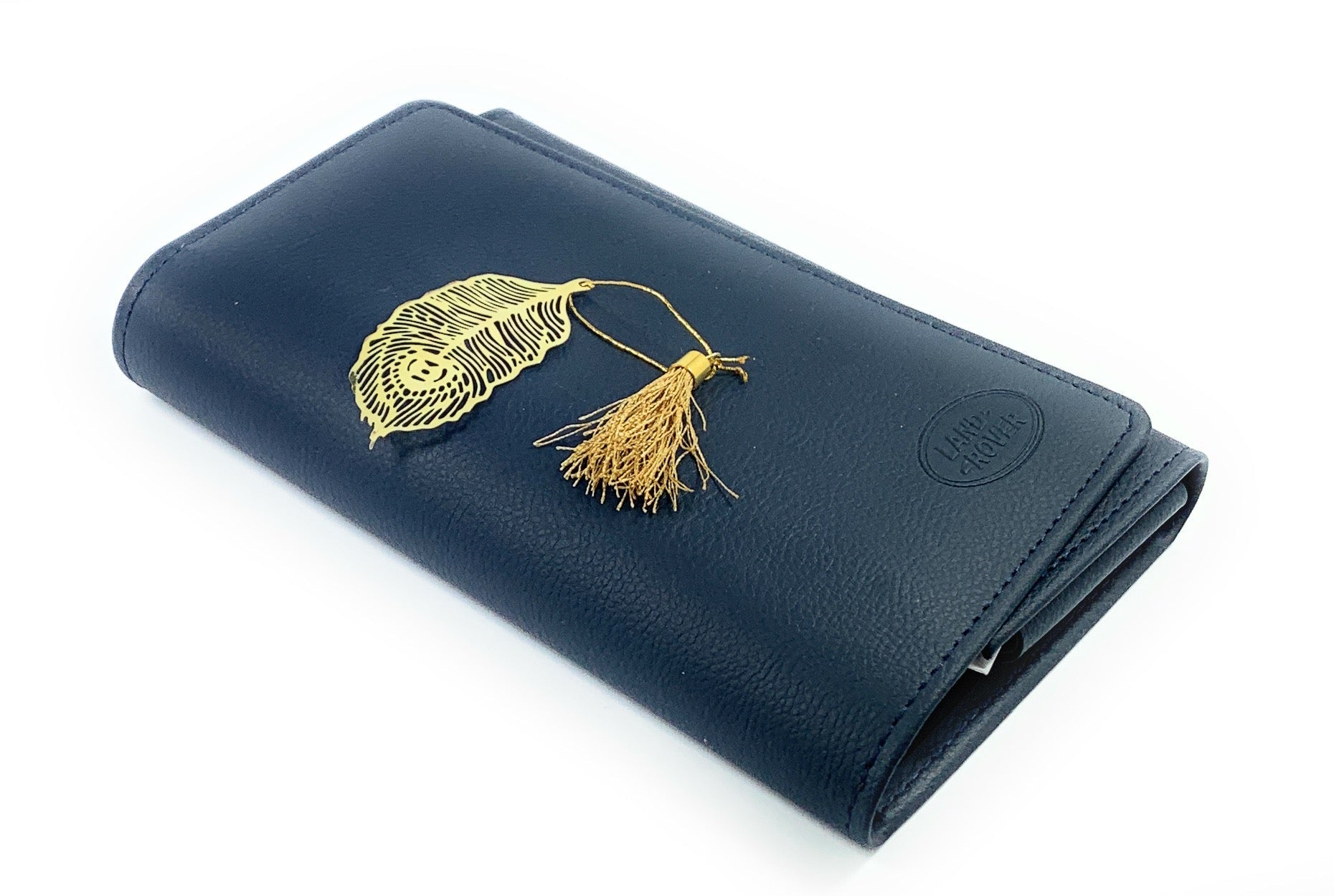 Feather Bookmark with Tassel Golden Finish Set of 6 La Vie Bien Feather Bookmark with Tassel Golden Finish Set of 6