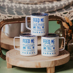 Feed Me Challah Insulated Travel Mug with Lid Drinkware La Vie Bien Feed Me Challah Insulated Travel Mug with Lid