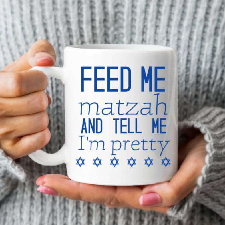 Feed Me Matzah Classic Coffee Mug for Passover