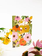 Feel Better Summer Garden Lasercut Card by Ash & Rose