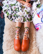 Feeling Foxy Sheer Crew Sock by Sock Candy