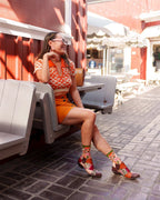 Feeling Foxy Sheer Crew Sock by Sock Candy