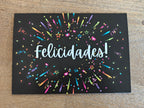 Felicidades fireworks Spanish congratulations Greeting card for graduate, celebrations, blank inside Paper products La Vie Bien Felicidades fireworks Spanish congratulations Greeting card for graduate, celebrations, blank inside
