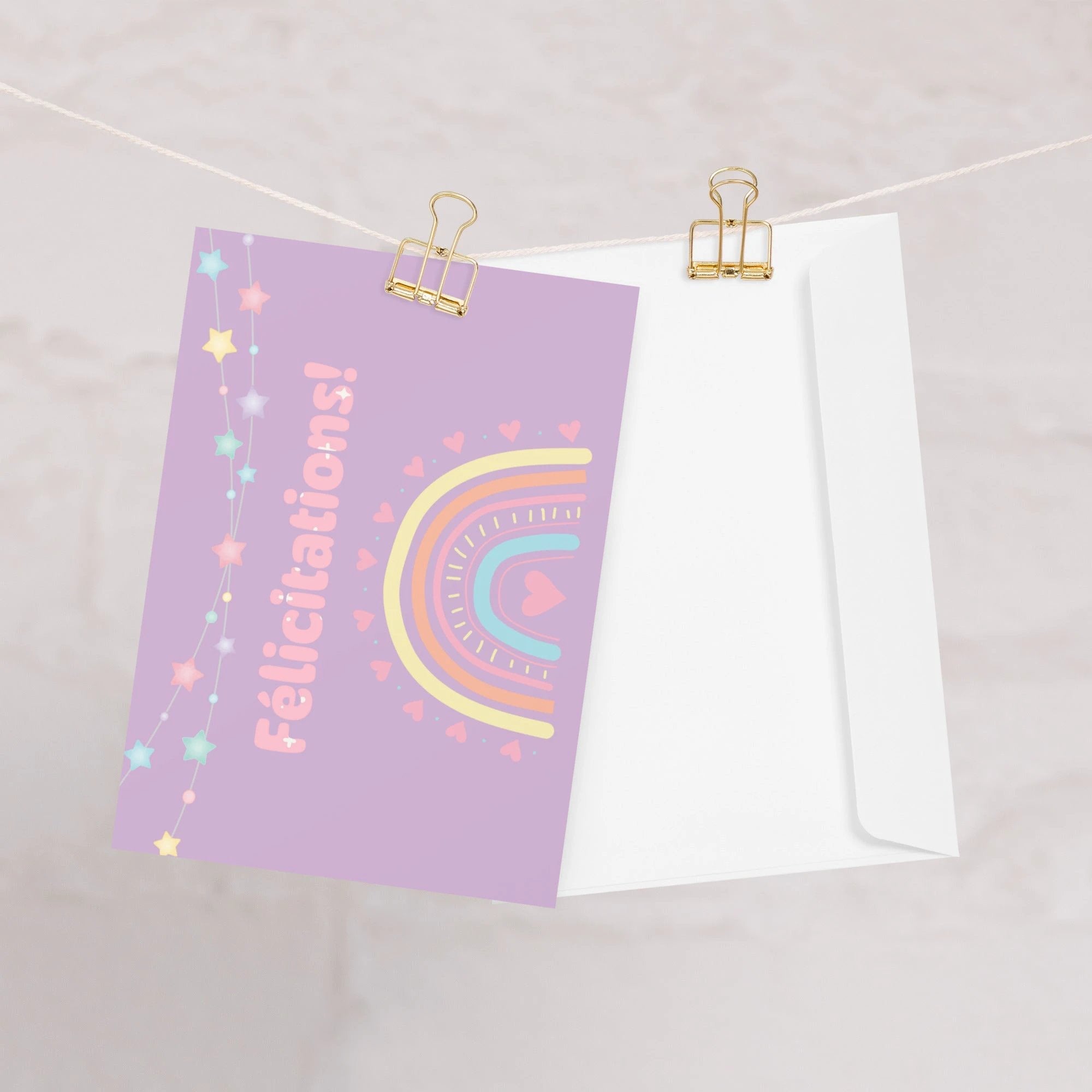 Félicitations! Greeting card by La Vie Bien