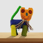 Felix the Cat: Repurposed Wool Boho Decor - Mexico Decor La Vie Bien Felix the Cat: Repurposed Wool Boho Decor - Mexico