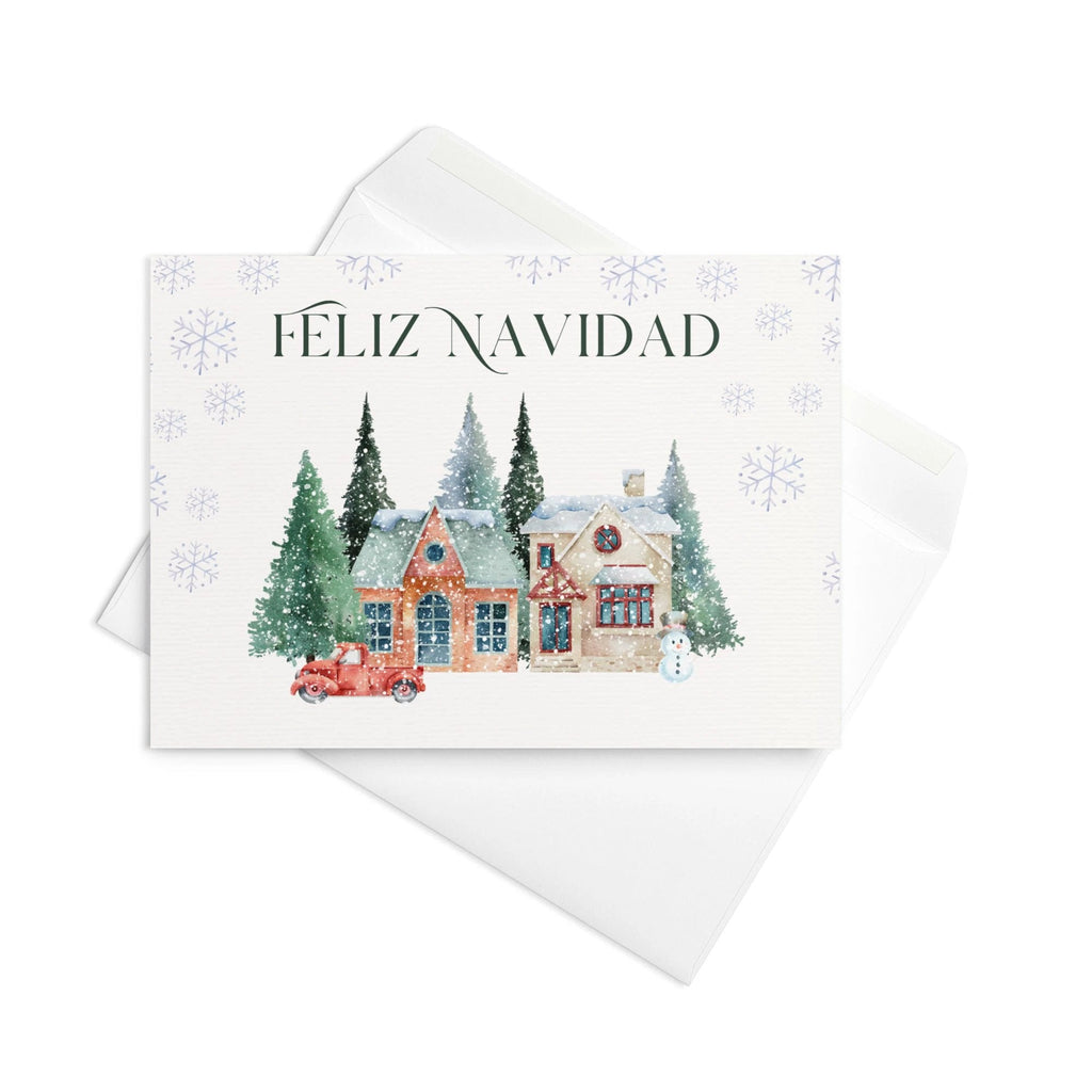 Feliz Navidad Greeting card by La Vie Bien