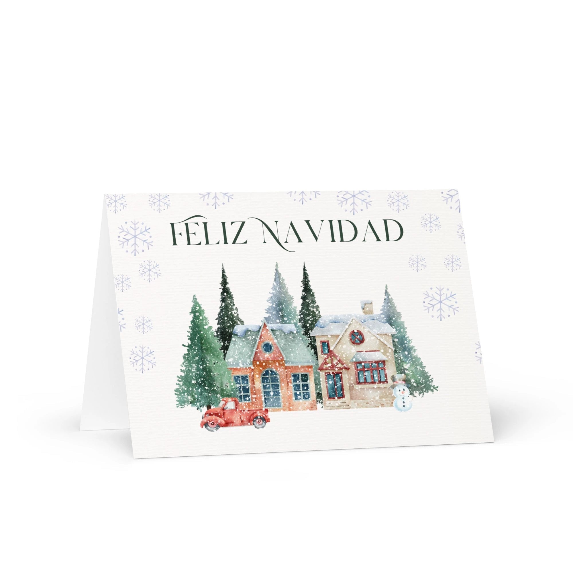 Feliz Navidad Greeting card by La Vie Bien