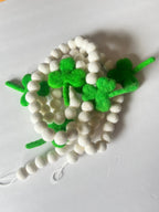 Felt Clover Garland Felt Garland La Vie Bien Felt Clover Garland