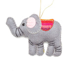 Felt Elephant Ornament Holiday La Vie Bien Felt Elephant Ornament