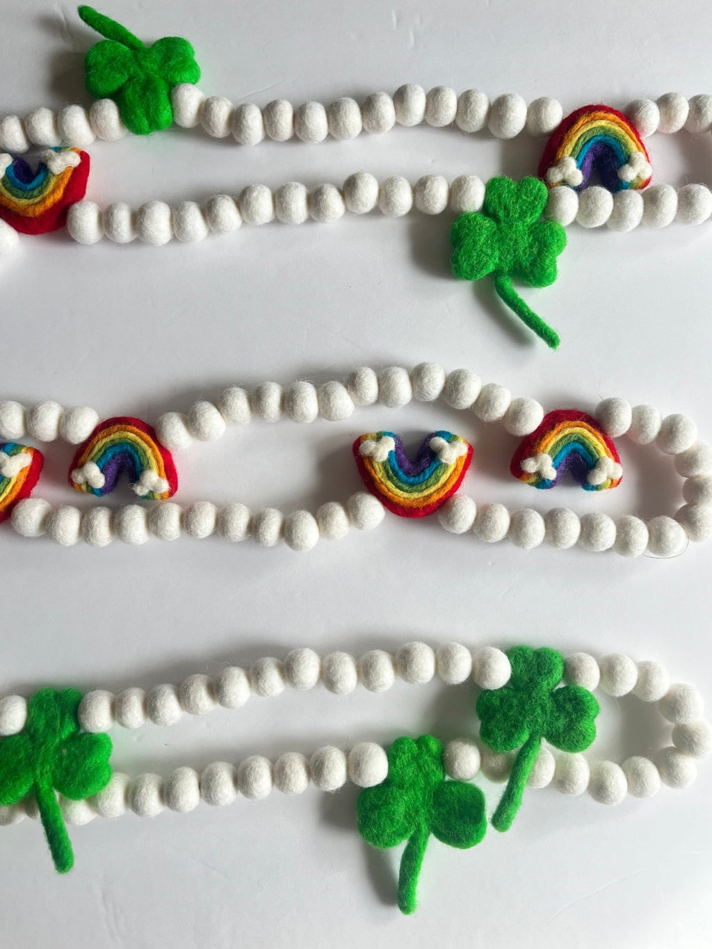 Felt Feeling Lucky Garland Felt Garland La Vie Bien Felt Feeling Lucky Garland