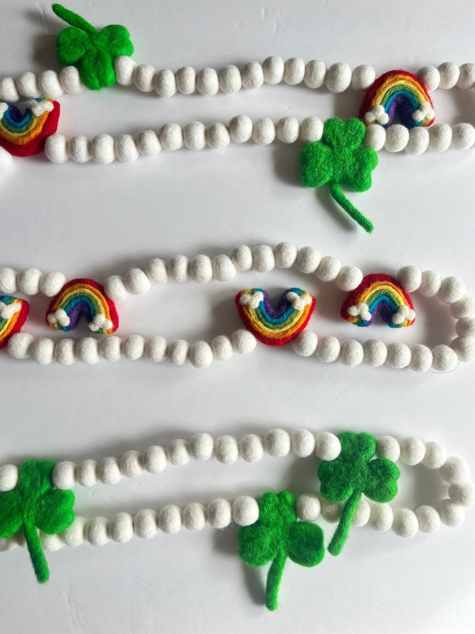 Felt Feeling Lucky Garland Felt Garland La Vie Bien Felt Feeling Lucky Garland