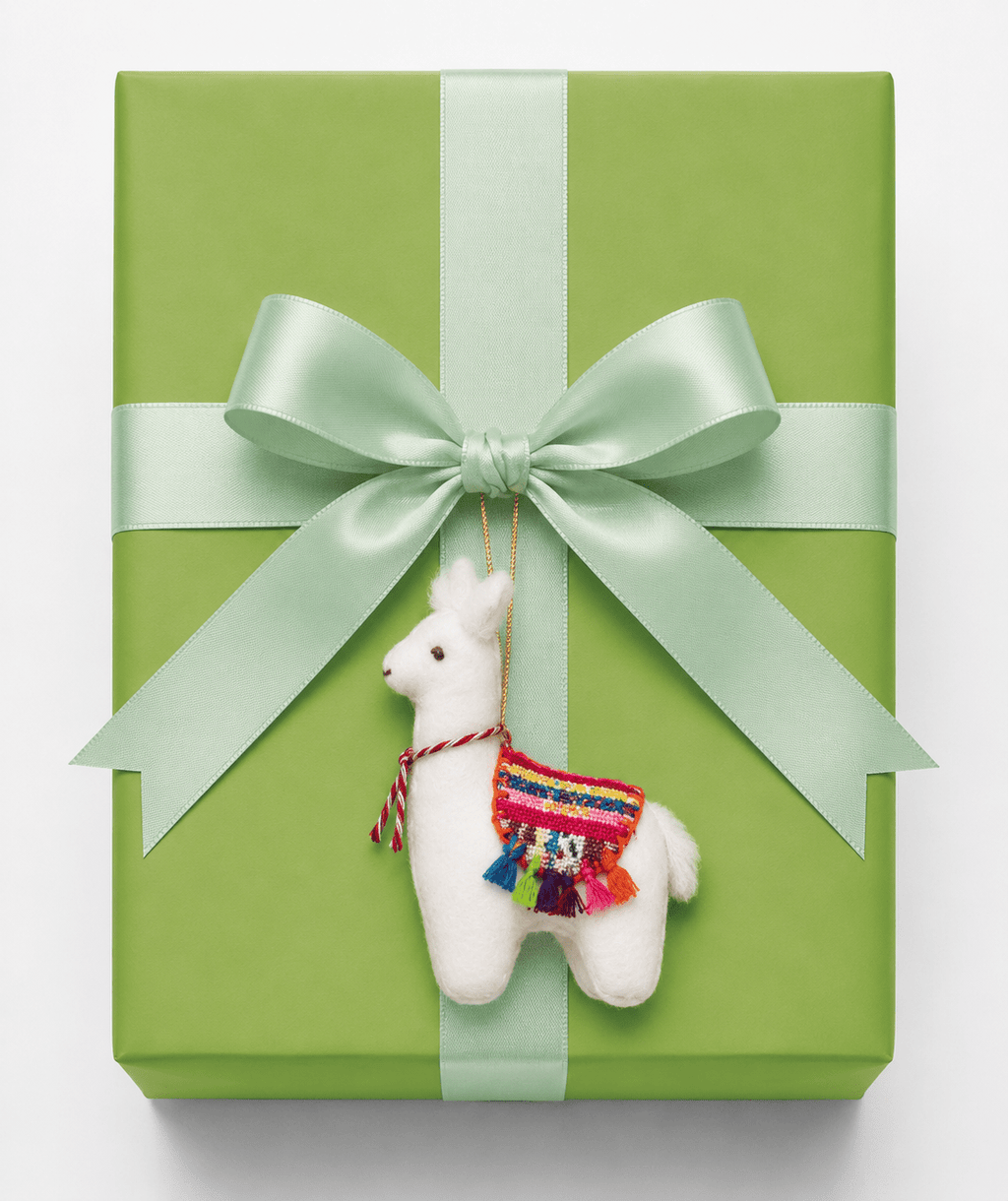 Felt Llama Ornament Holiday La Vie Bien Felt Llama Ornament