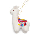 Felt Llama Ornament Holiday La Vie Bien Felt Llama Ornament