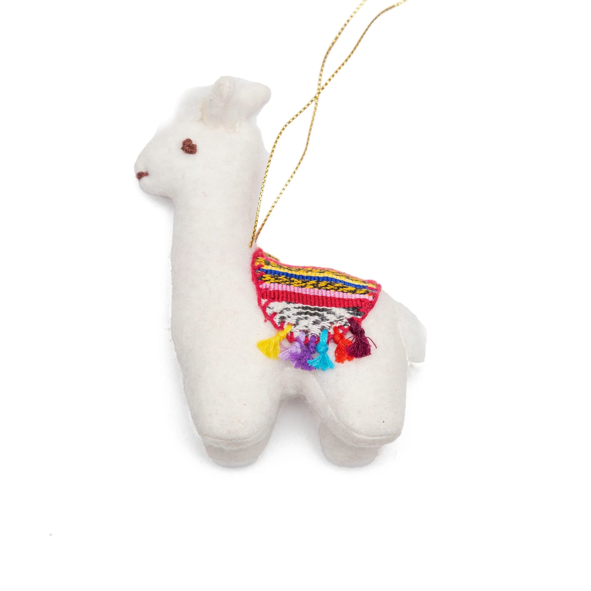 Felt Llama Ornament Holiday La Vie Bien Felt Llama Ornament