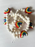 Felt Rainbow Garland Felt Garland La Vie Bien Felt Rainbow Garland