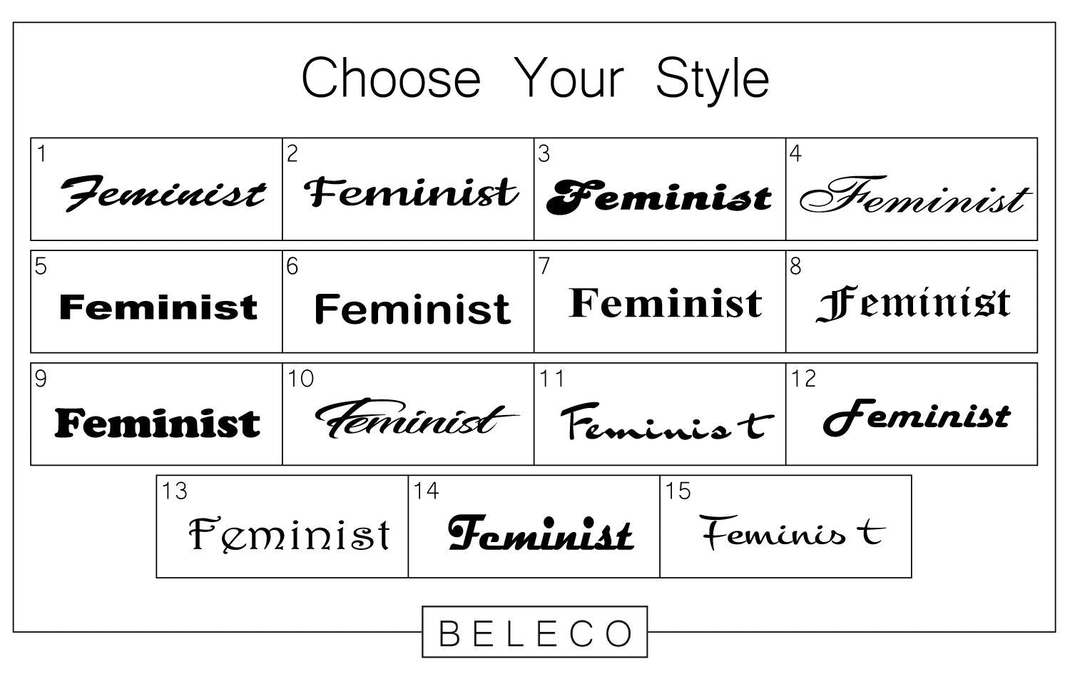 Feminist Engraved Cuff Bracelet