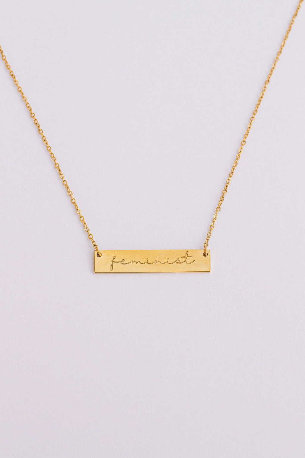 Feminist Necklace by Rose & Clay