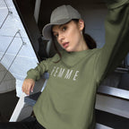 Femme (wife) embroidered French Sweatshirt for new bride by La Vie Bien