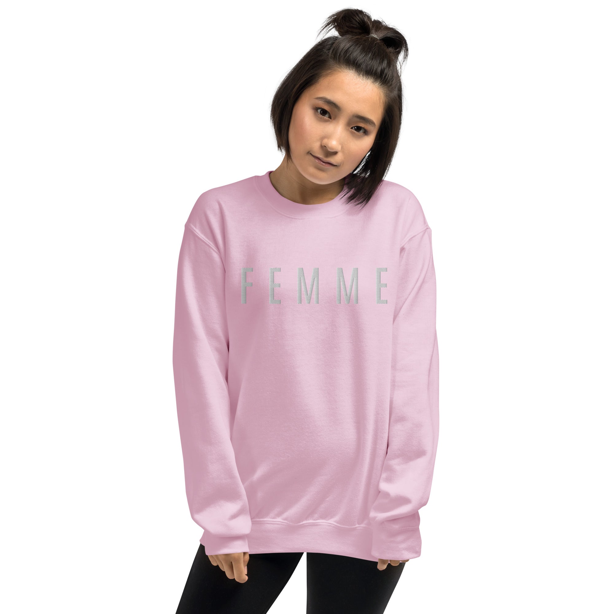 Femme (wife) embroidered French Sweatshirt for new bride