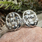 Fergal Irish Claddagh Sterling Silver Cuff Links Cuff Links La Vie Bien Fergal Irish Claddagh Sterling Silver Cuff Links