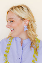 Fern Statement Earrings - Lavender Haze