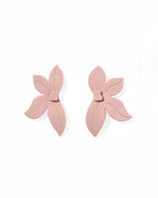Fern Statement Earrings - Vintage Rose