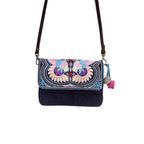 Fernanda Embroidered Convertible Crossbody|Clutch Bag - Thailand Bags La Vie Bien Fernanda Embroidered Convertible Crossbody|Clutch Bag - Thailand