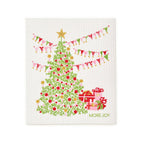 Festive Christmas Tree Swedish Dishcloth | Red, Green & Pink Swedish Dishcloths La Vie Bien Festive Christmas Tree Swedish Dishcloth | Red, Green & Pink