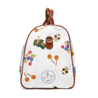 Festive Mexican Fiesta themed Pattern Duffle bag, maracas, skulls, passport stamps Bags La Vie Bien Festive Mexican Fiesta themed Pattern Duffle bag, maracas, skulls, passport stamps