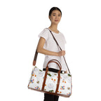 Festive Mexican Fiesta themed Pattern Duffle bag, maracas, skulls, passport stamps Bags La Vie Bien Festive Mexican Fiesta themed Pattern Duffle bag, maracas, skulls, passport stamps