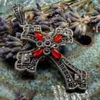 Fidelity Large Celtic Cross Necklace in Sterling Silver Pendant La Vie Bien Fidelity Large Celtic Cross Necklace in Sterling Silver