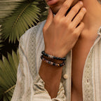 Fierce Protector - Lava Stone Bracelet by Karma and Luck